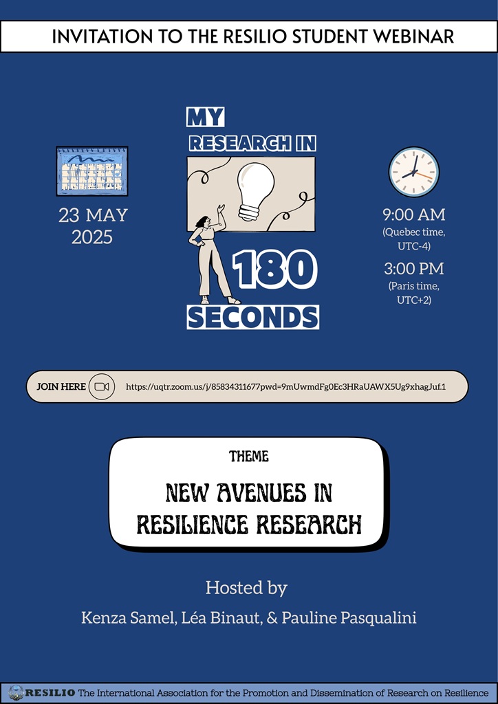 Invitation to the Resilio student webinar